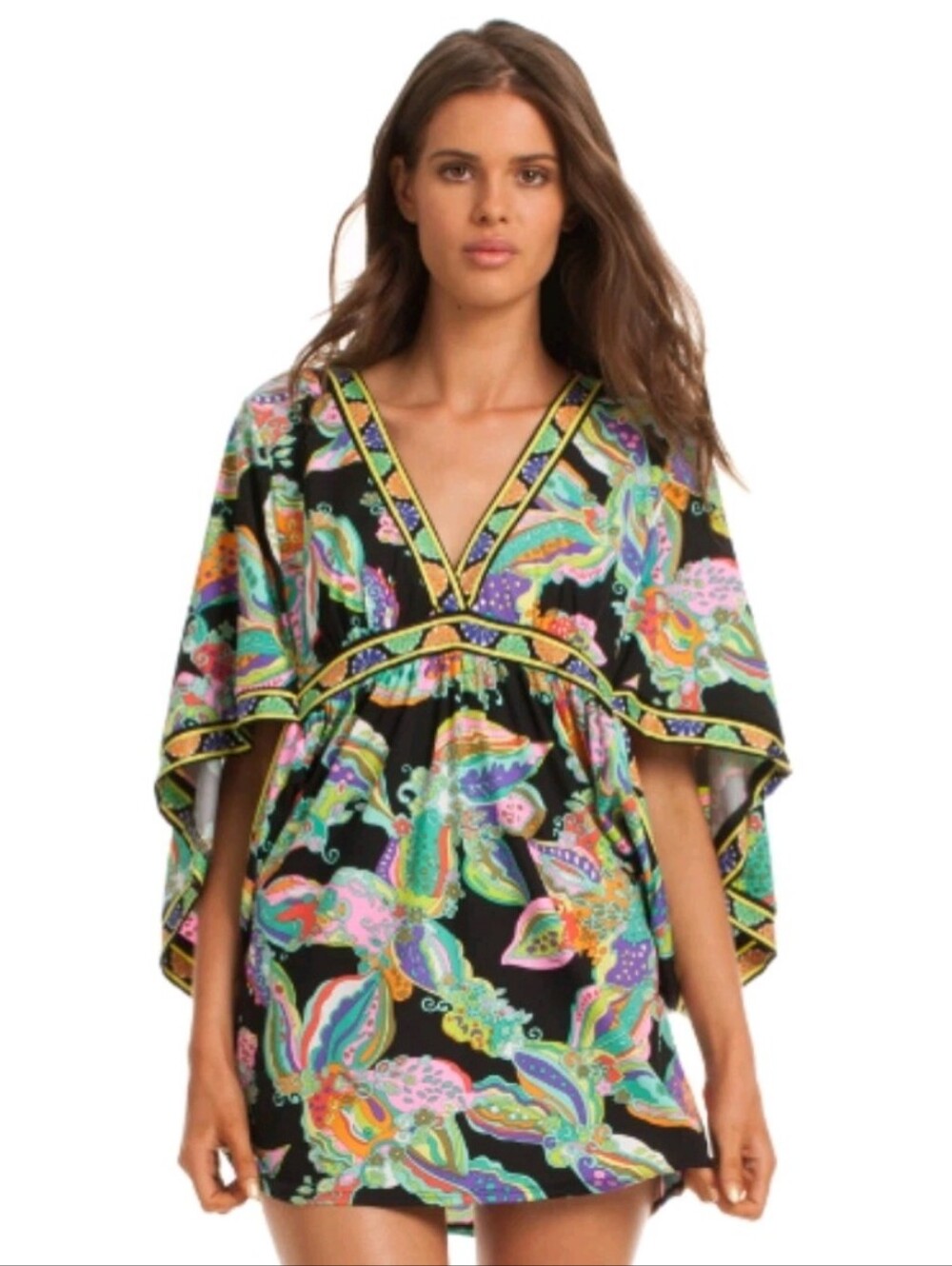 Trina Turk Sea Garden Floral Tunic Cover